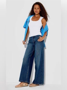 NWT WILD FABLE Mid Rise Ultra Wide Leg jeans size women’s 12